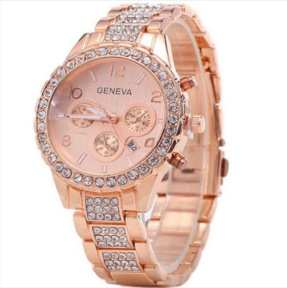 Elegant Rose Gold Ladies Fashion Watch - Picture 2 of 2